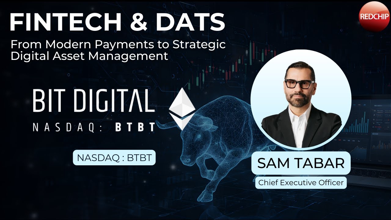 Bit Digital (Nasdaq: BTBT) | Запись конференции для инвесторов в сфере финтеха и DATS
