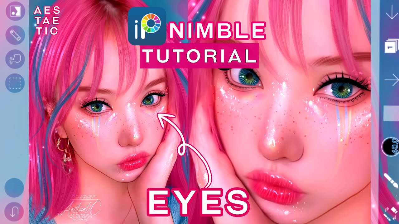 How to Edit the Eyes | Tutorial 19 (Nimble ver.) ft. Eunha