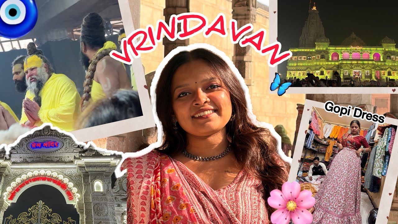 Finally in Vrindavan😍| Met Premanand Ji Maharaj🧿| Final Part💛