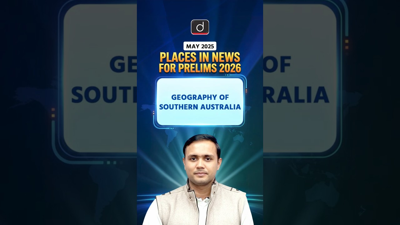 Southern Australia Geography | Drishti IAS English | #shorts #Geography #UPSC2026 #CurrentAffairs