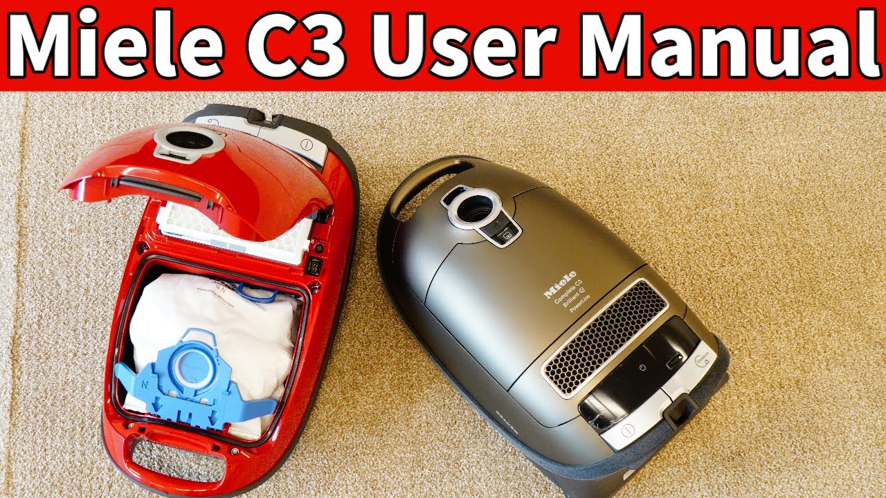 Miele C3 User Manual How To