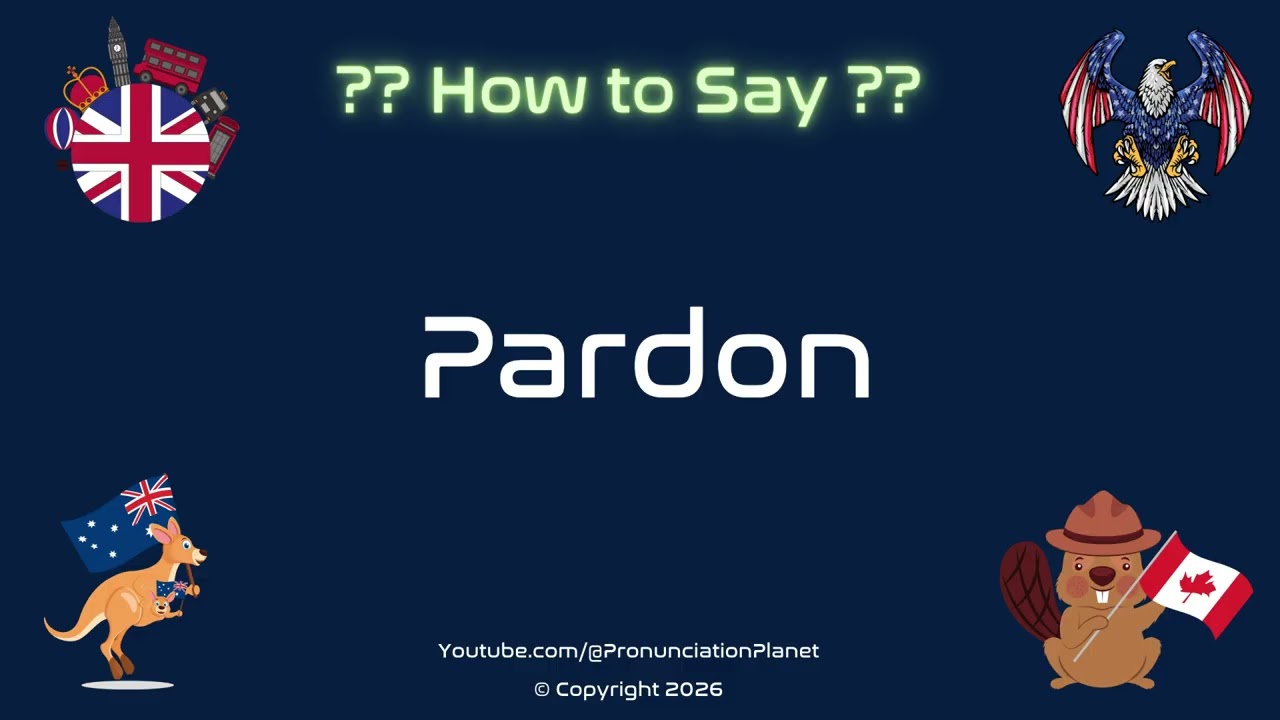 🙇‍♂️🗣️ How to Pronounce Pardon? (CORRECTLY) | Pronunciation Planet