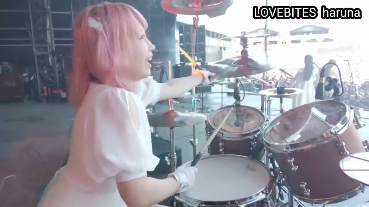 💛Haruna. LOVEBITES perform at 'Hellfest Summer Open Air' (Clisson, France, June 28, 2024)