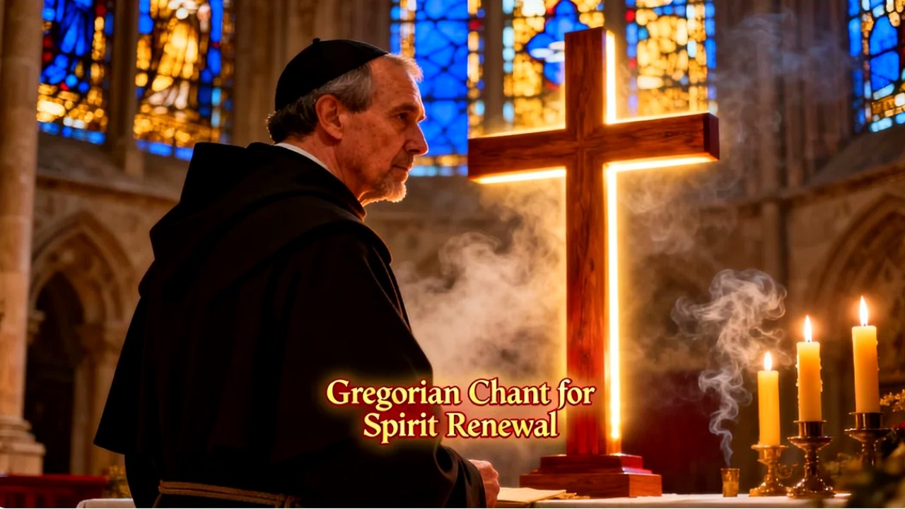 Gregorian Chant for Healing Sleep and Divine Harmony | Benedictine Ambience and Sacred Reflection