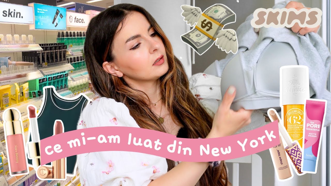 HAUL din NEW YORK 🇺🇸 | Ce mi-am luat din SUA: Cosmetice, Haine, Suveniruri & Cadouri Ulta, Skims