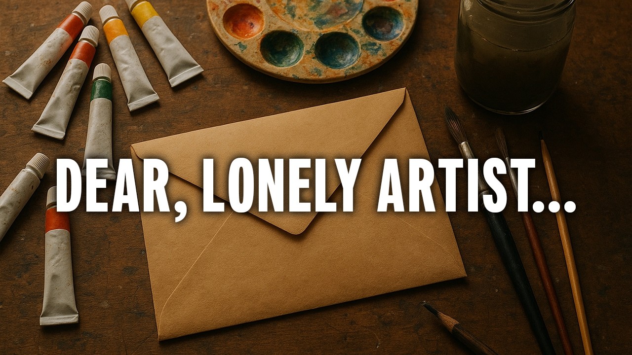 a message to the lonely artist...