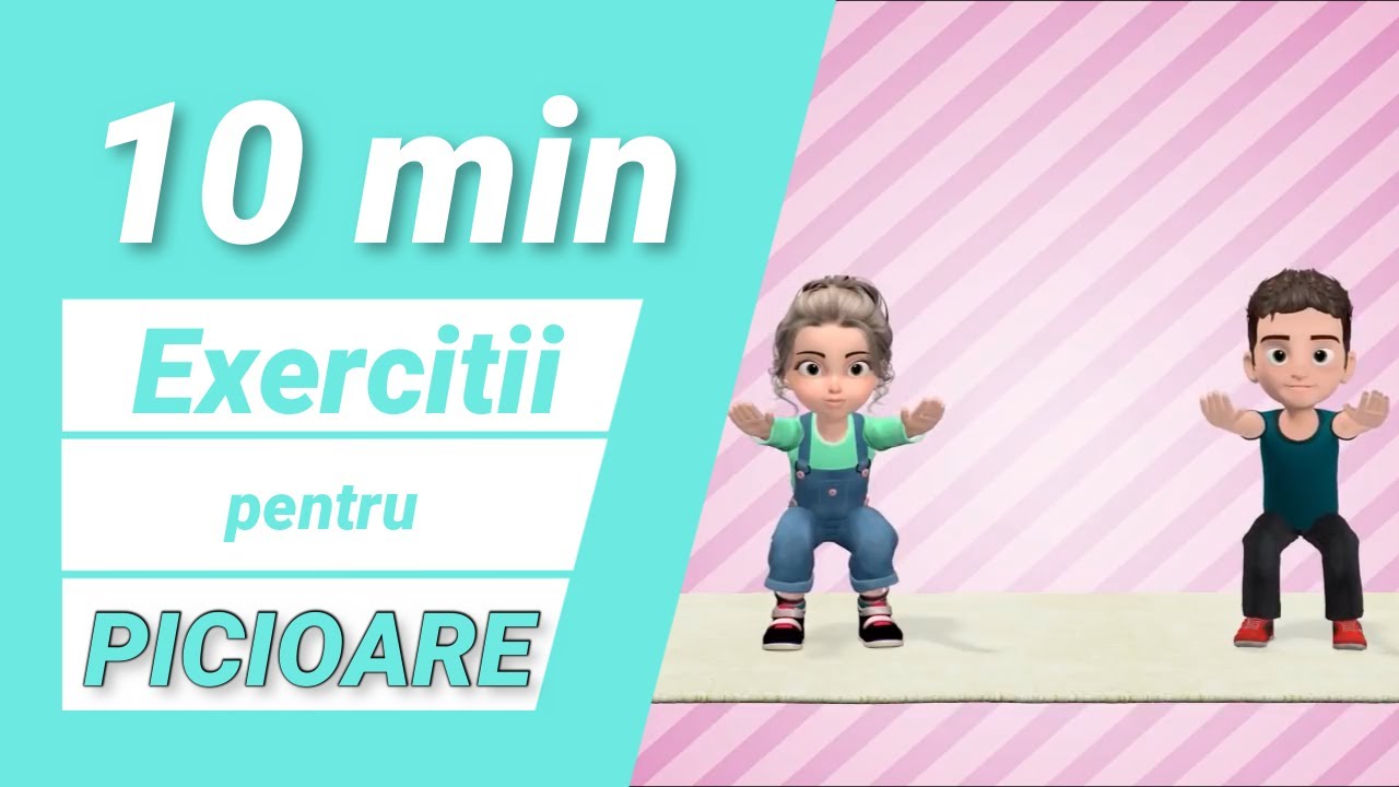 Exercitii pentru PICIOARE (sport pentru copii)