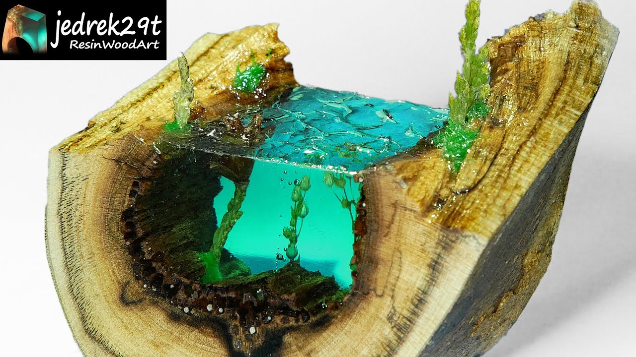 Ocean from Resin. Diorama / RESIN ART