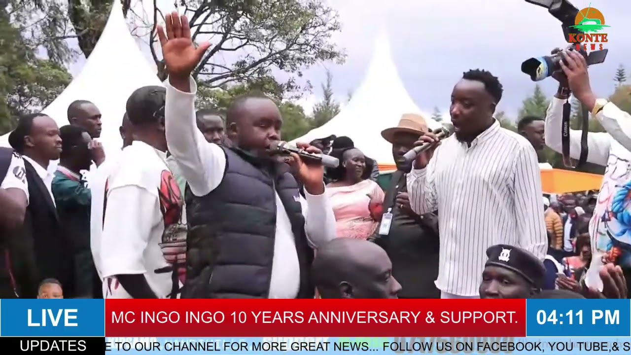 Listen to what Arap Uria told Ingo Ingo fans in front of MC Brobox,  Nandi.