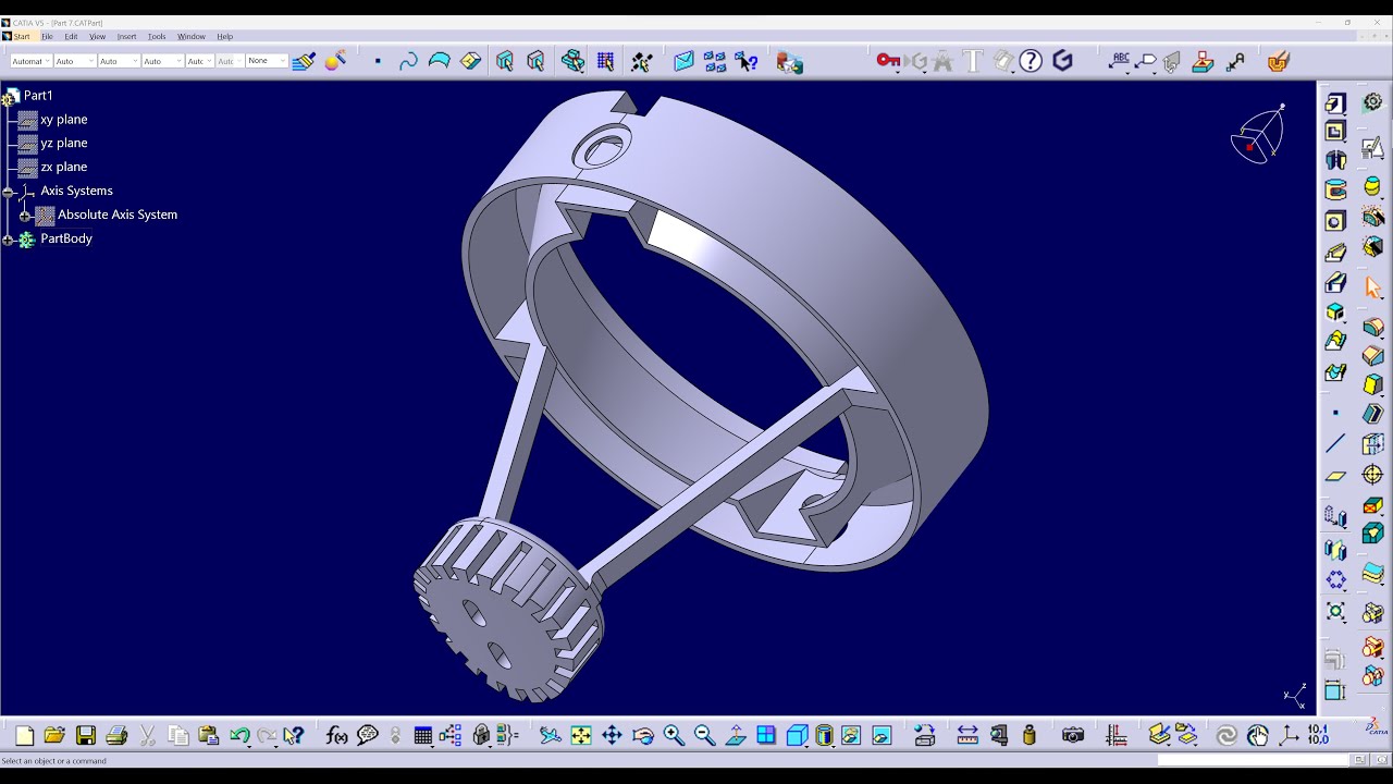 Modeling Part in Catia V5