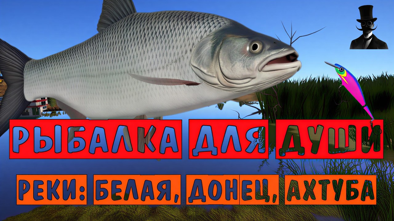 Рыбалка для души. На реках: Белая, Северский Донец, Ахтуба. Русская Рыбалка 4.