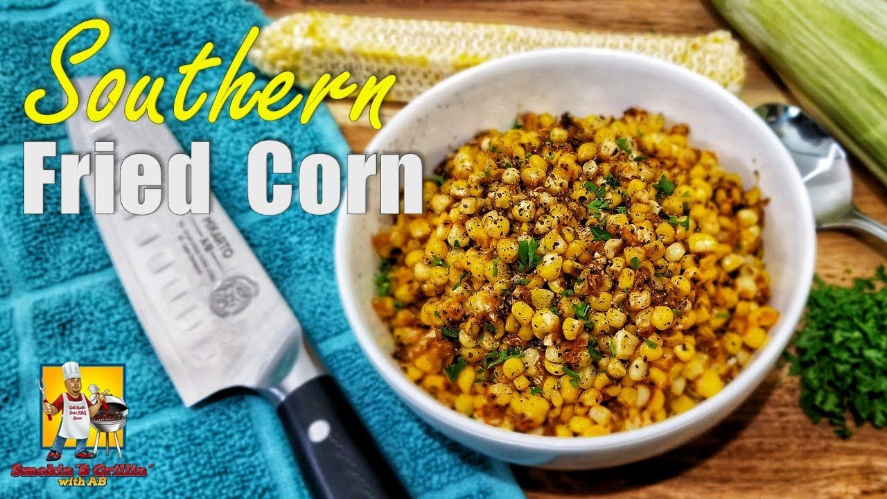 Жареная кукуруза по-южному | Рецепт жареной кукурузы | Гарнир