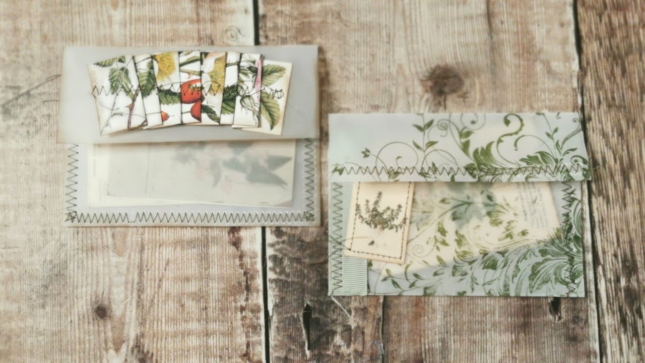 Vellum Envelopes - Making Ephemera - Botanical Bonanza - Junk Journal
