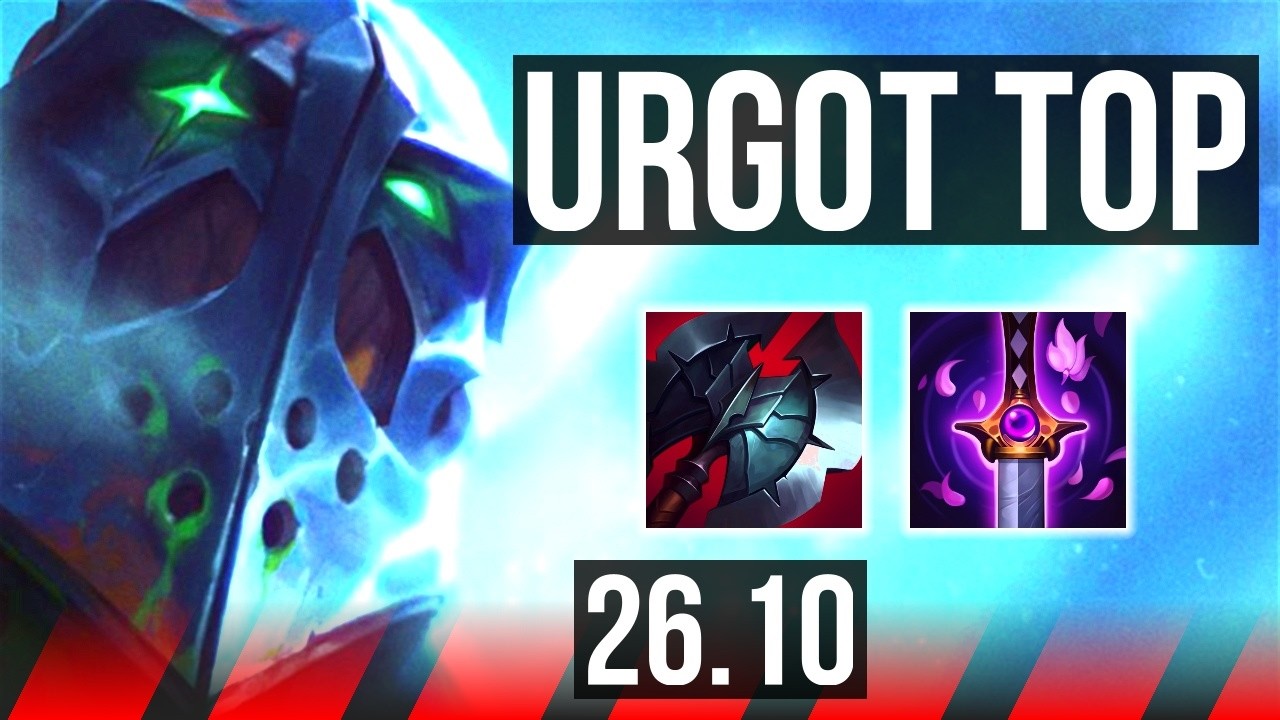 URGOT vs DARIUS (TOP) | EUW Grandmaster | 26.10