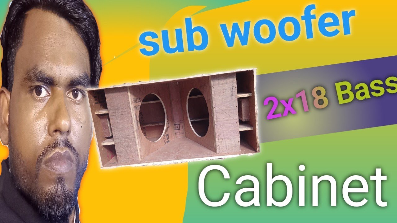 double 18 w bass cabinet कैसे बनाऐ! how to making double 18 bass cabinet || sound king 👑 bhagalpur