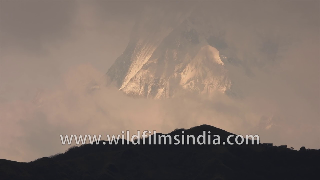 View from Ghandruk, Nepal | Machapuchare, Annapurna South, Hiunchuli and Annapurna III