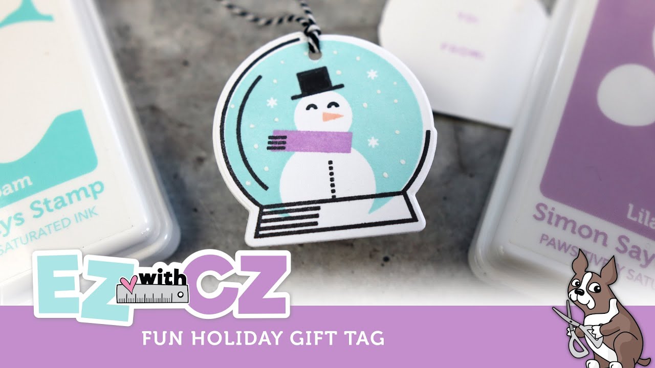 FAST Layered Gift Holiday Tag: EZ with CZ