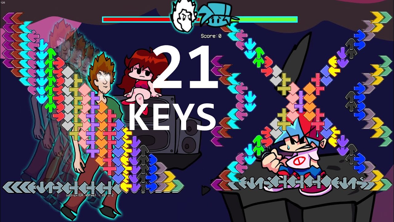 God Eater but Shaggy Uses 2% of His Power 21 Key Friday Night Funkin'