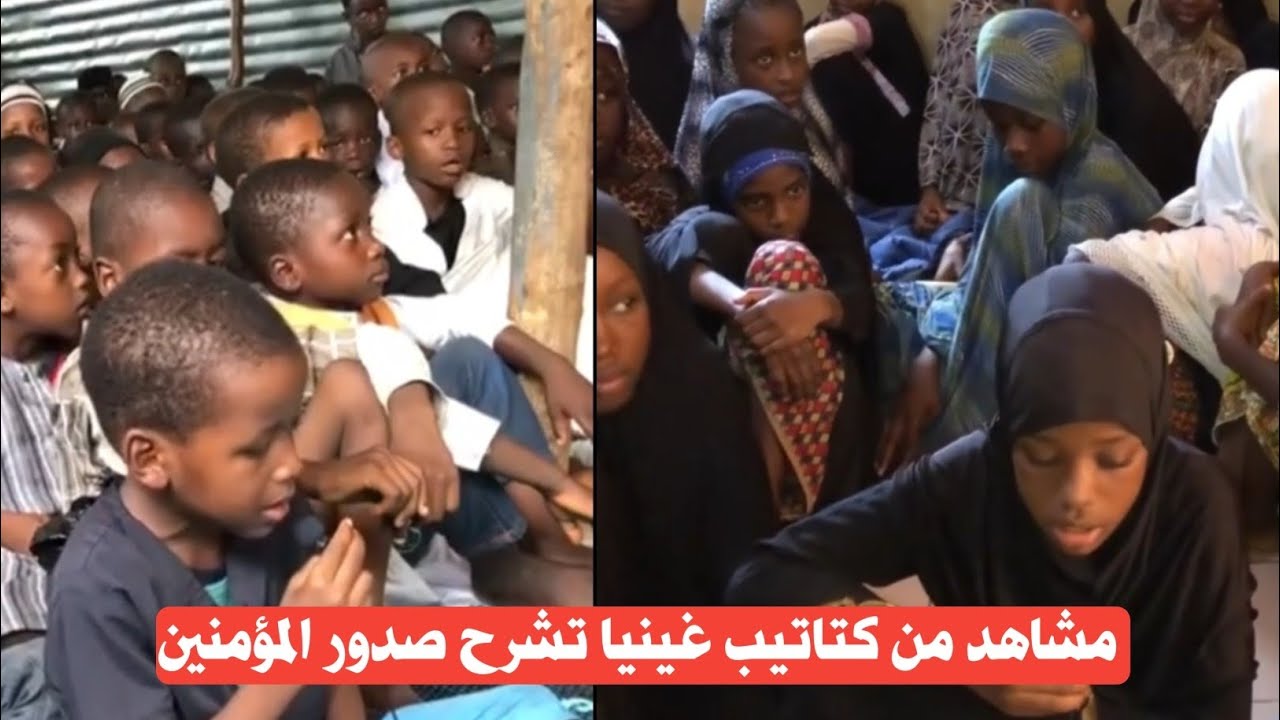 مشاهد من كتاتيب دولة غينيا تشرح صدور المؤمنين ❤️