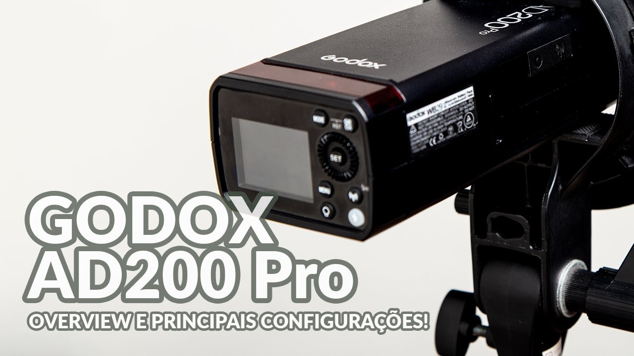 Como Configurar o Flash Godox AD200pro - Review Completo