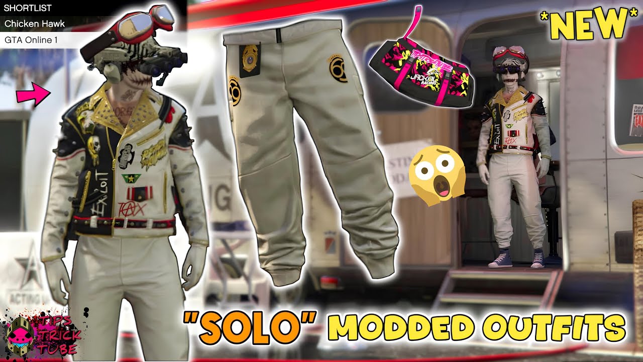 Solo! Modded Outfits With White Joggers Glitch In GTA 5 Online!