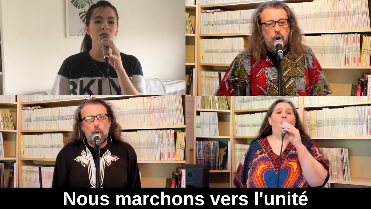 NOUS MARCHONS VERS L'UNITE [avec paroles] - Adaptation du Negro Spiritual 