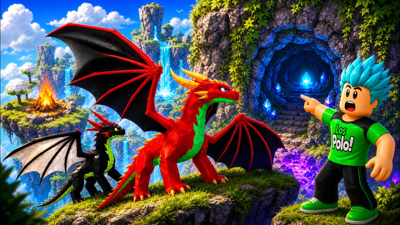 Los Lugares SECRETOS de Dani en ROBLOX Dragons Life