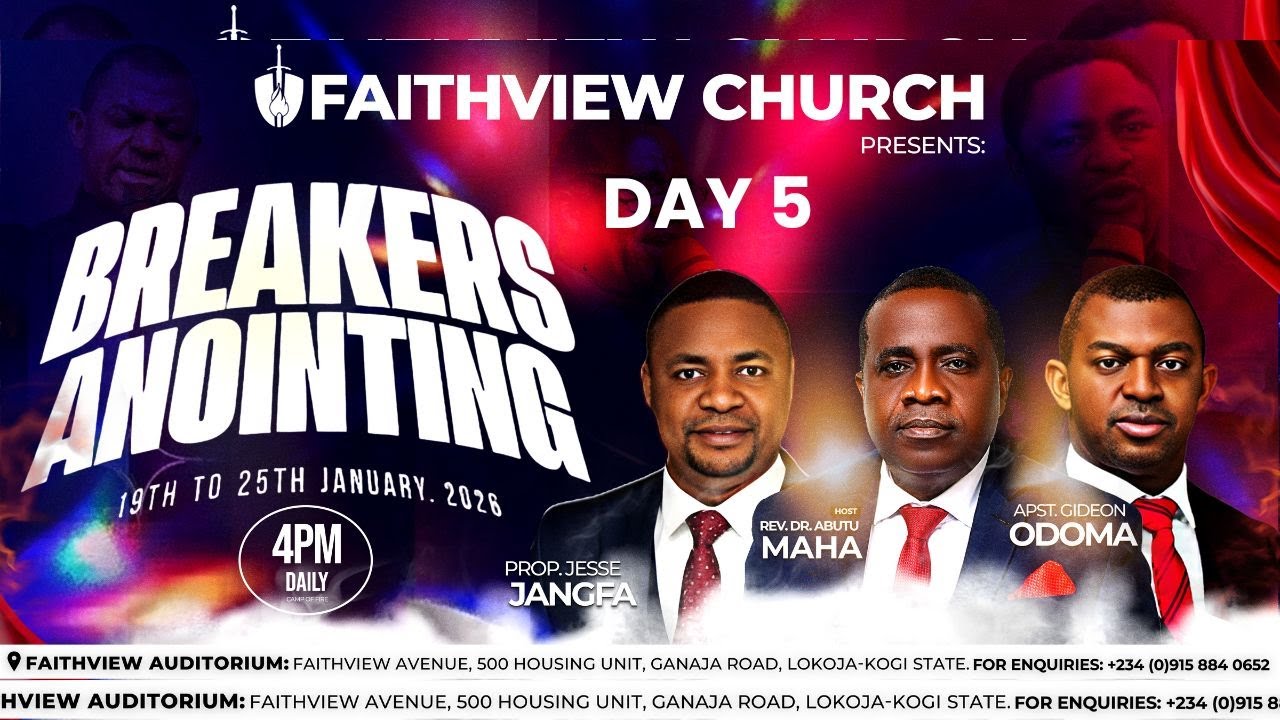 BREAKERS ANOINTING || DAY 5 || JANUARY 23ND 2026