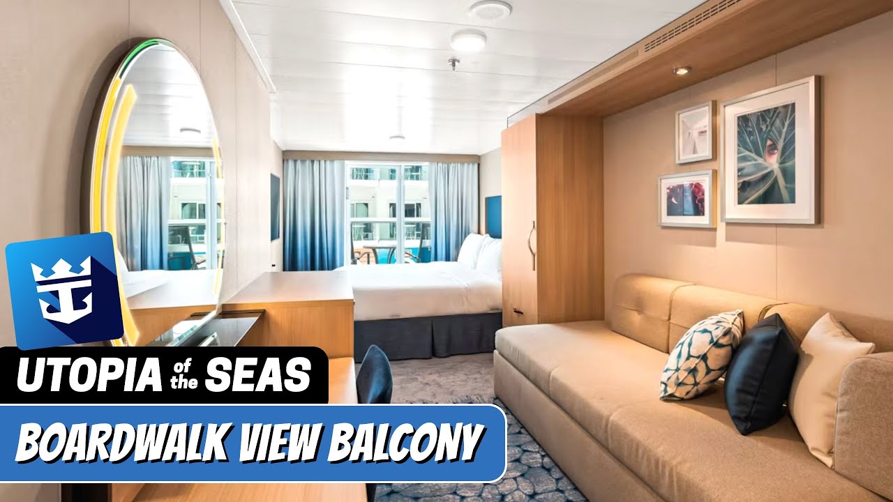 Утопия морей | Экскурсия с видом на балкон Boardwalk | Royal Caribbean | 2024