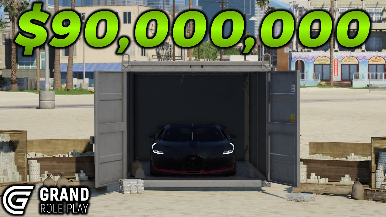 Spending $90,000,000 Opening Crates in Grand RP!!