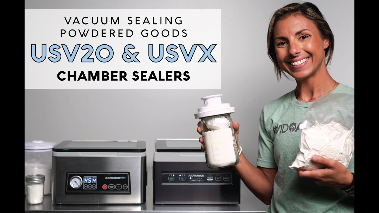 How to Vacuum Seal Powders Using the Avid Armor Ultra Series USV20 & USVX Chamber Vacuum Sealers
