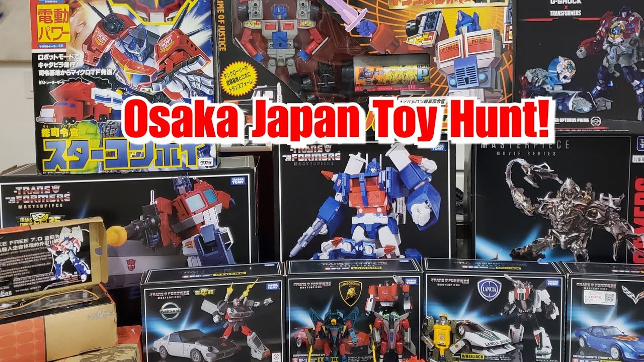 Transformers Toy Hunt in Osaka and Tokyo Japan for new and used Transformers! Nov 2019