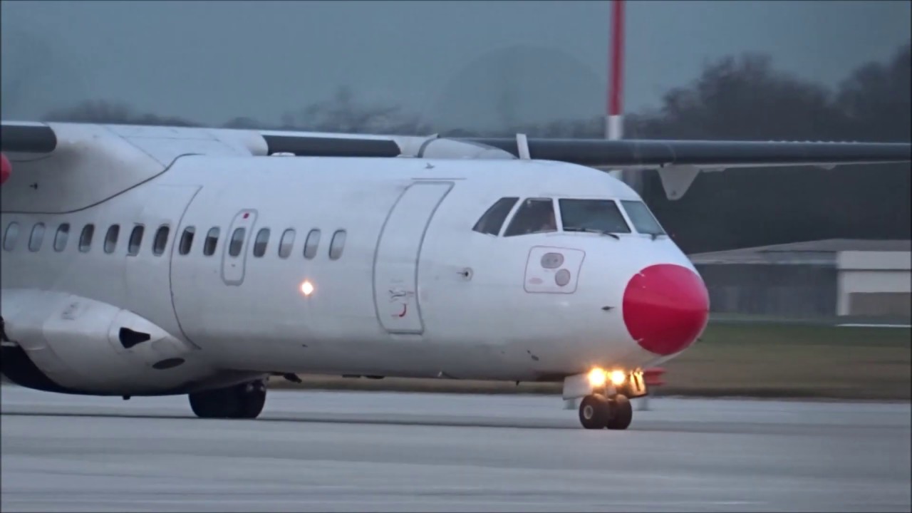 ✈ *RARE* Danish Air Transport ATR-72-200 OY-RUR Arrival & Departure from London Southend Airport!