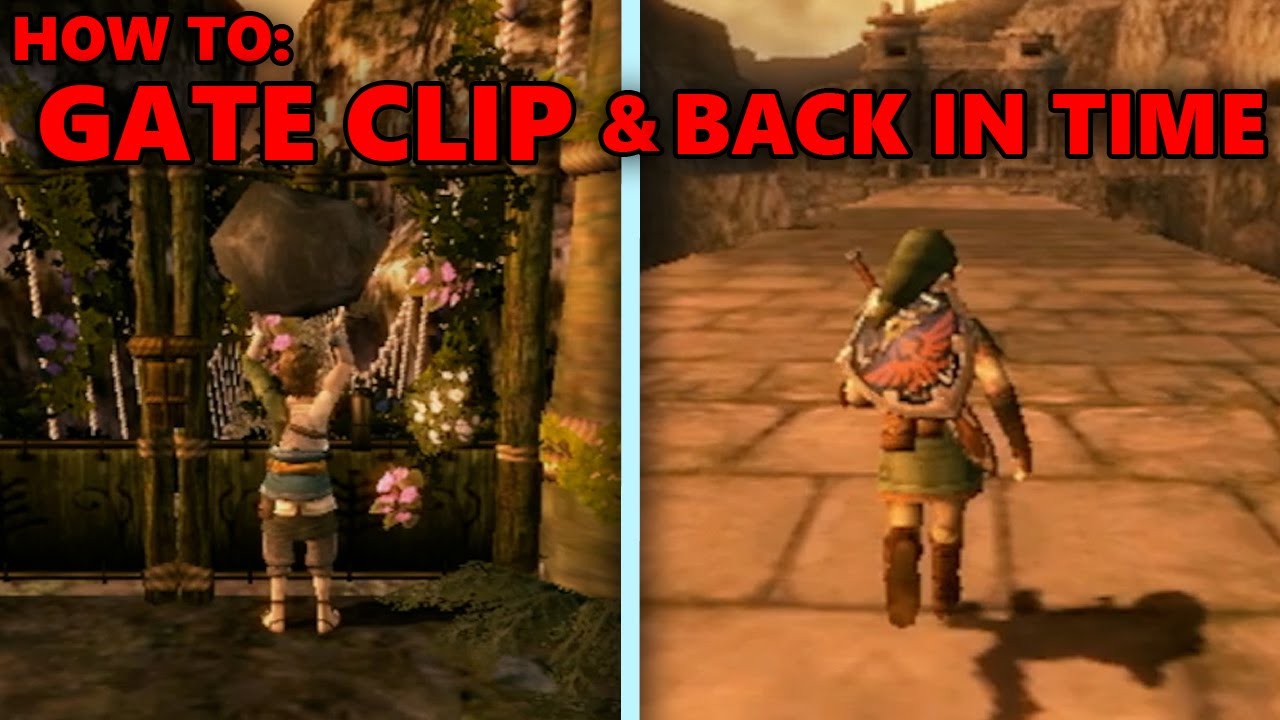 Ordon Gate Clip and Back in Time Tutorial | Twilight Princess Speedrun Glitches