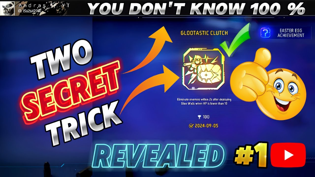 HOW TO COMPLETE GLOOTASTIC CLUTCH HIDDEN ACHIEVEMENT IN 1 MINUTE 💀🔥।।