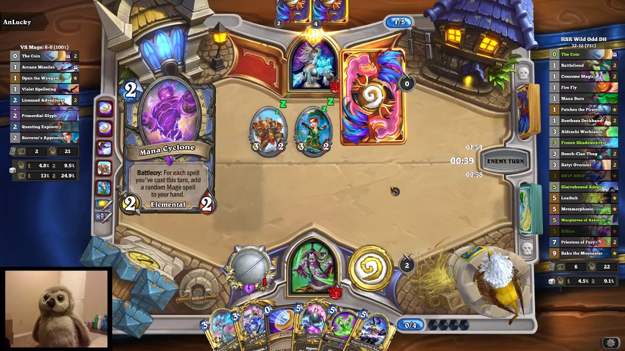 I'll Freeze Your Combo! : Wild Odd Demon Hunter : Ashes of Outland : Hearthstone
