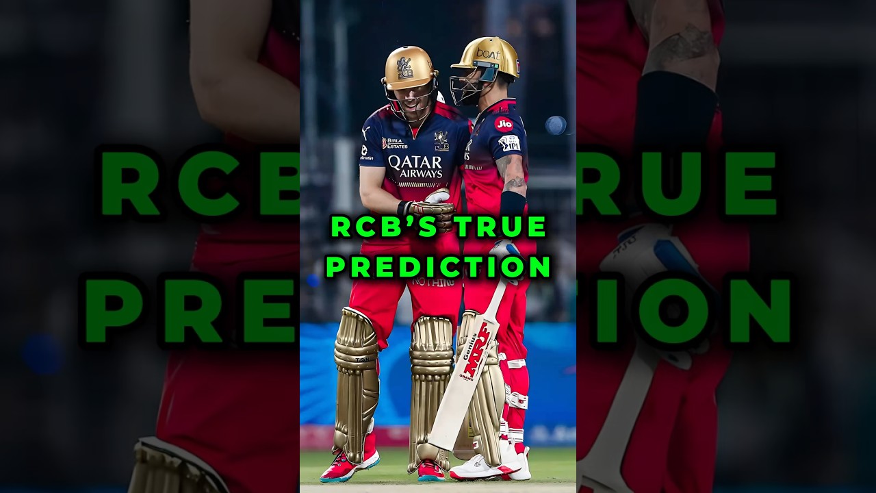 RCB&rsquo;s True Prediction for IPL 2025! 🔥