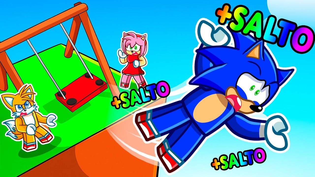 Cada Segundo +1 de SALTO en Roblox SIMULADOR de COLUMPIO!