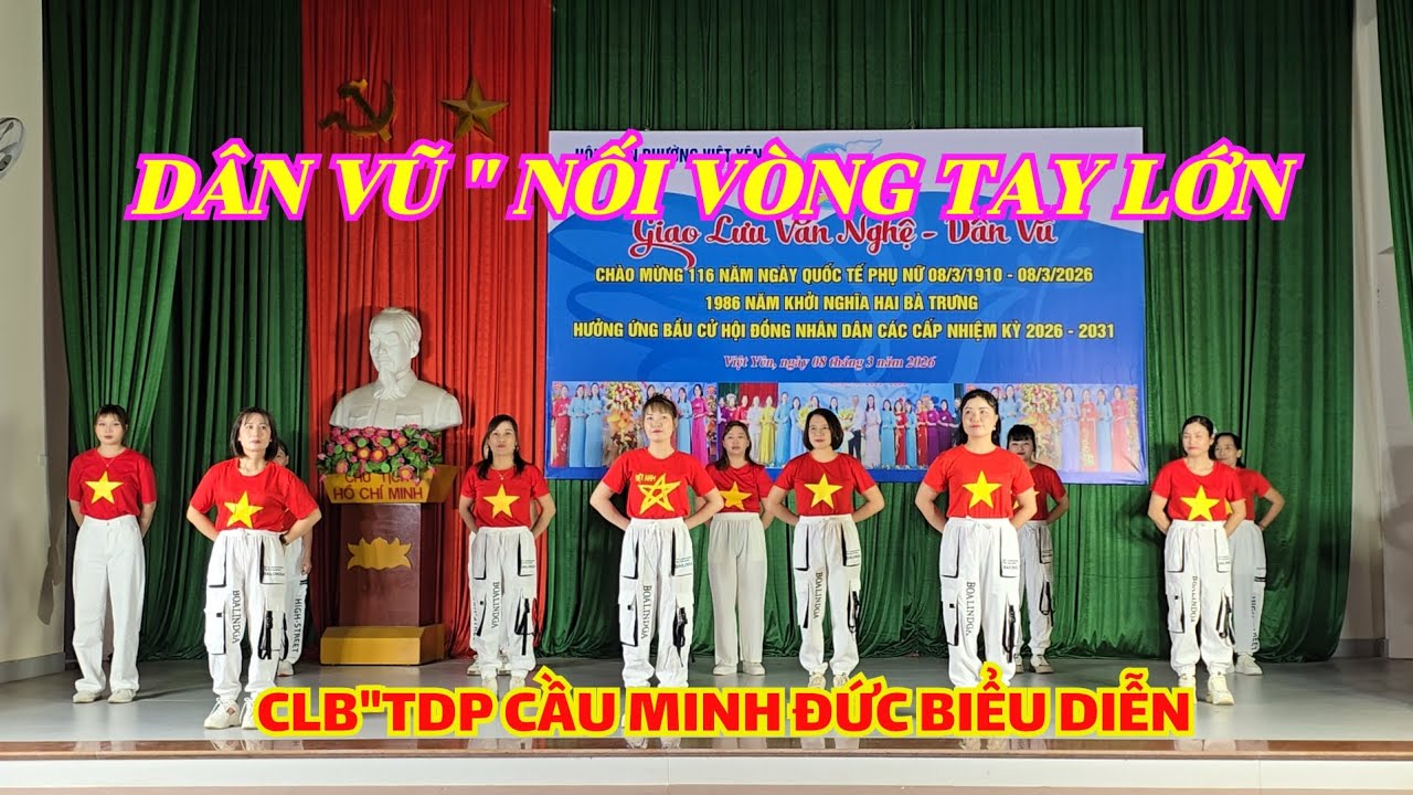 Nối Vòng Tay Lớn remix, dân vũ CLB TDP CẦU MINH ĐỨC BIỂU DIỄN 🎶💃🕺