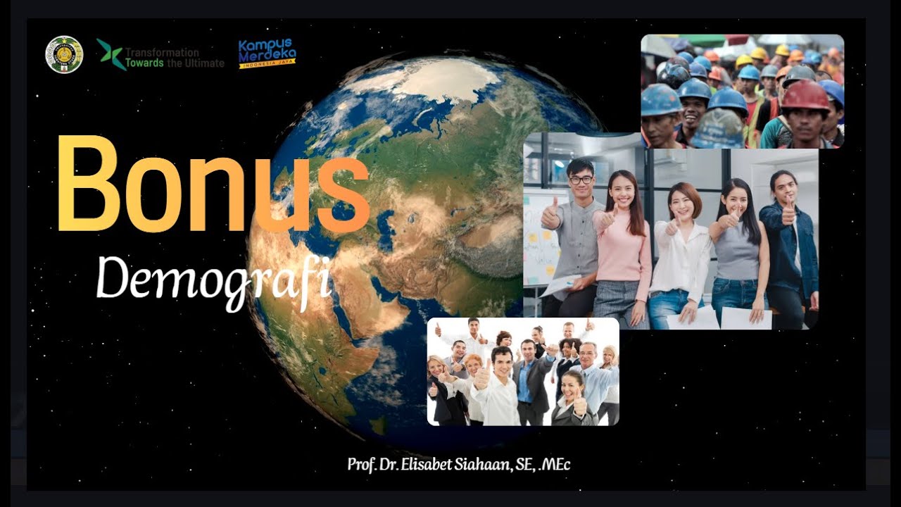 Isu Isu Kontemporer dalam MSDM - Bonus Demografi - Prof. Dr. Elisabet Siahaan, SE, M.Ec