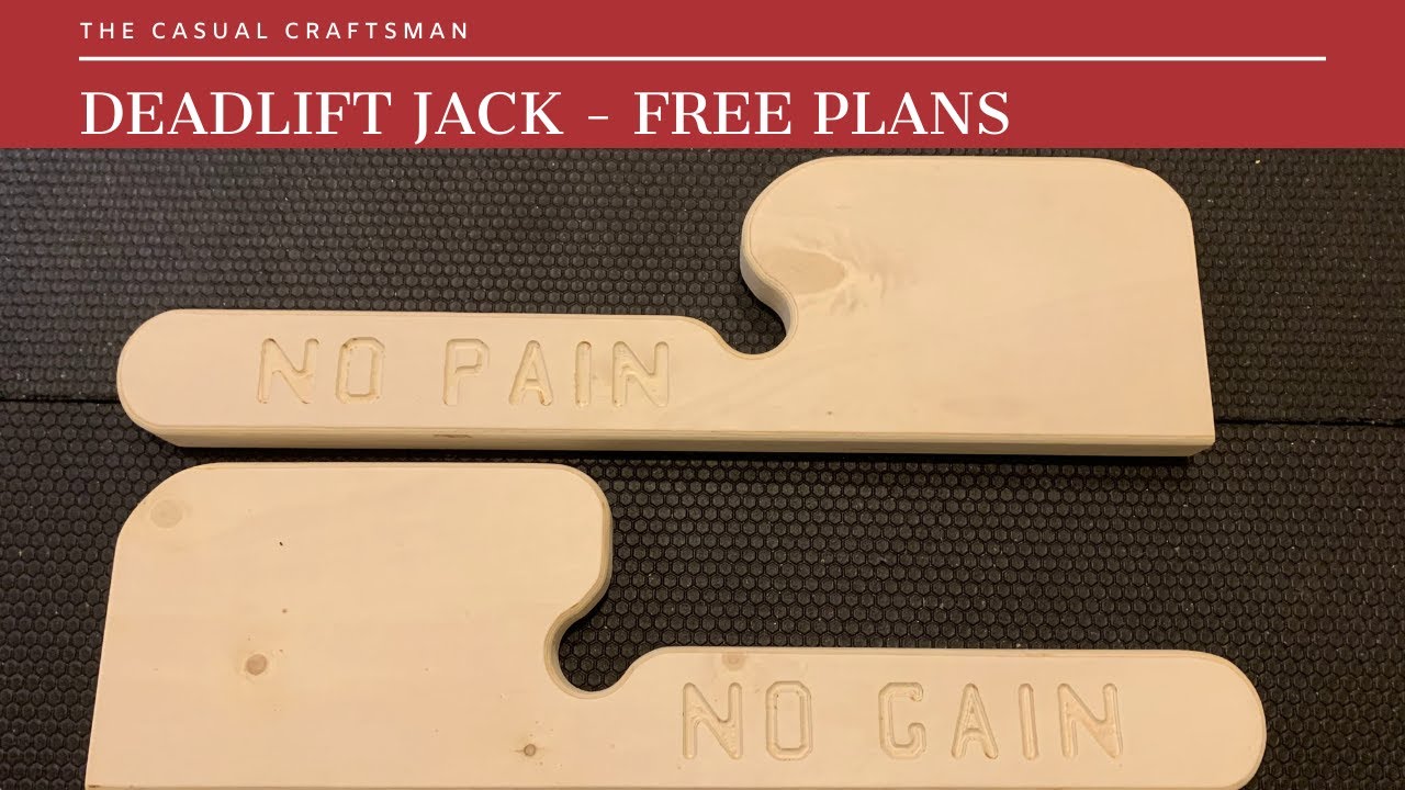 DIY Deadlift Jack - Free Plans
