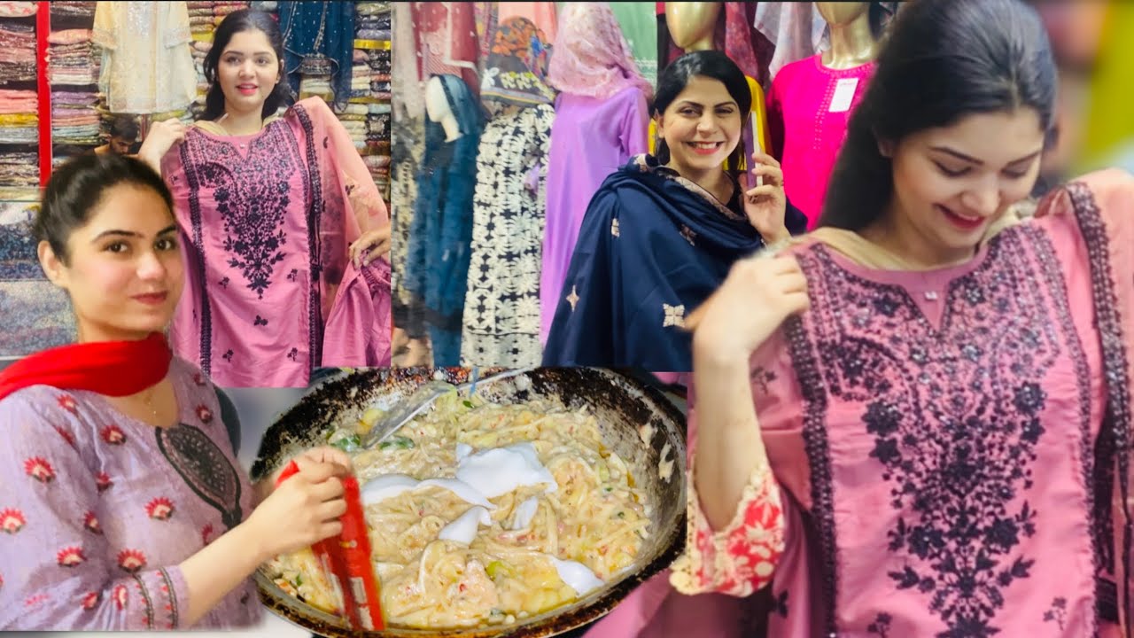 Iqra ne Bnai white pasta😍Ramzan ki Shopping Start❤️sidravlog