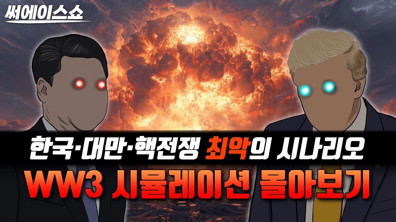 3차세계대전 시나리오 몰아보기 (한반도 전쟁, 양안전쟁, 핵전쟁)