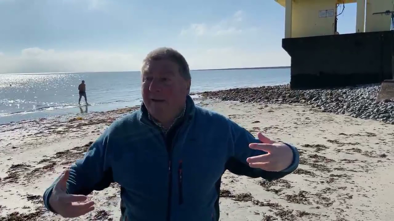 Swimming at Salthill, on Galway Bay