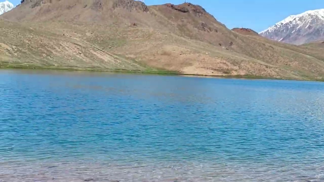 Chandratal lake origin of Chandra river Lahul Spiti Himachal Pradesh