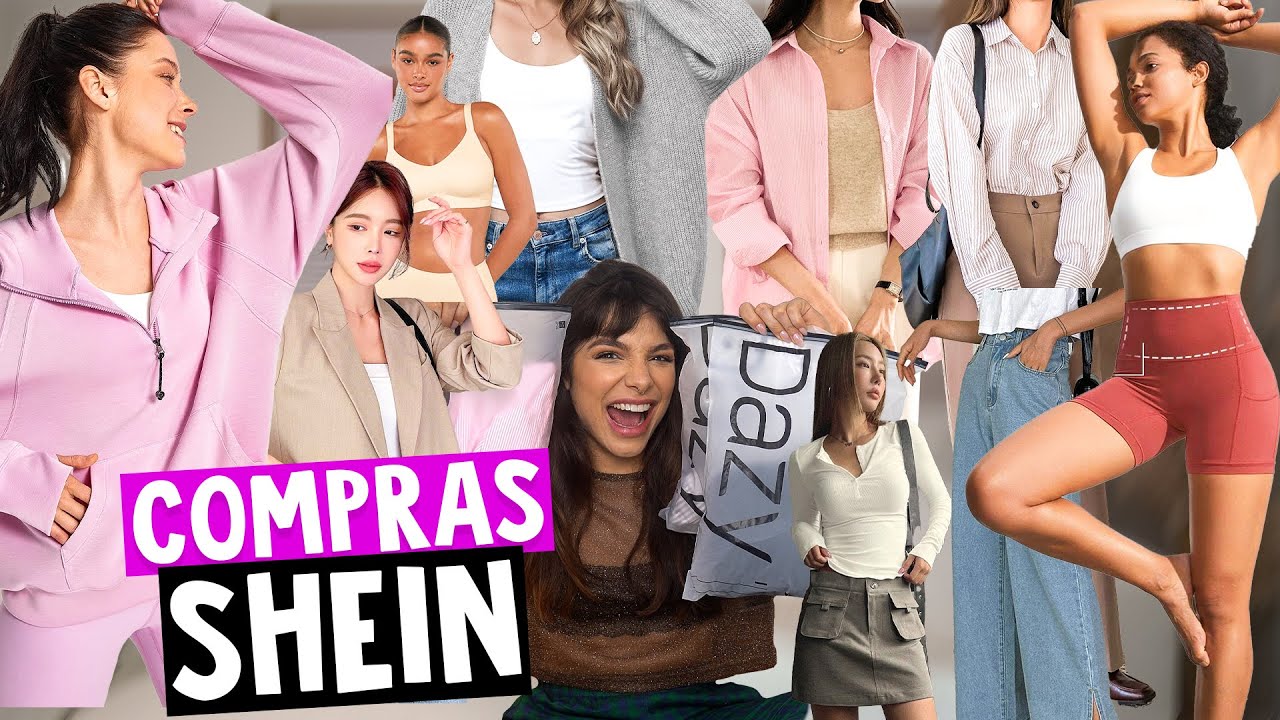 COMPRAS da SHEIN que VALERAM MUITO A PENA!! looks fitness, dazy, lingerie e muitooo mais