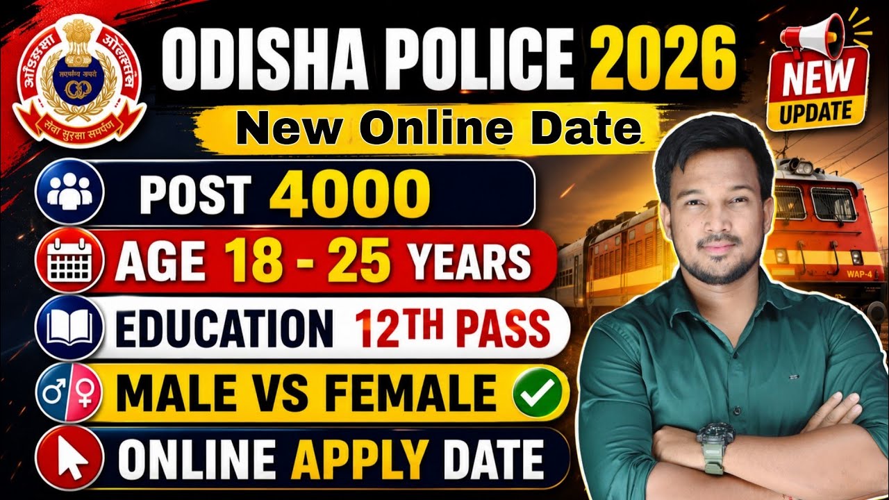 Odisha Police Vacancy 2026 | Apply Online Started | Eligibility, Age Limit & Selection Process