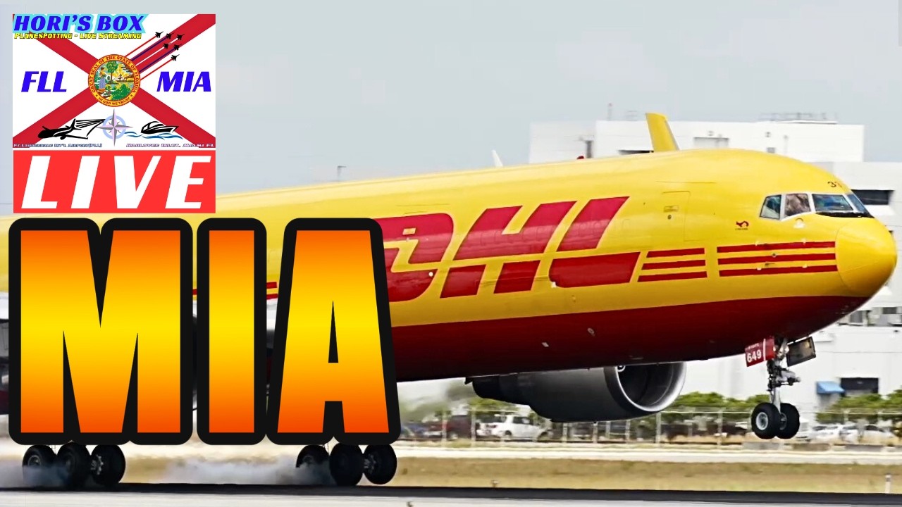 🔴  LIVE | MIA Plane Spotting at Miami International Airport  | March 8, 2026