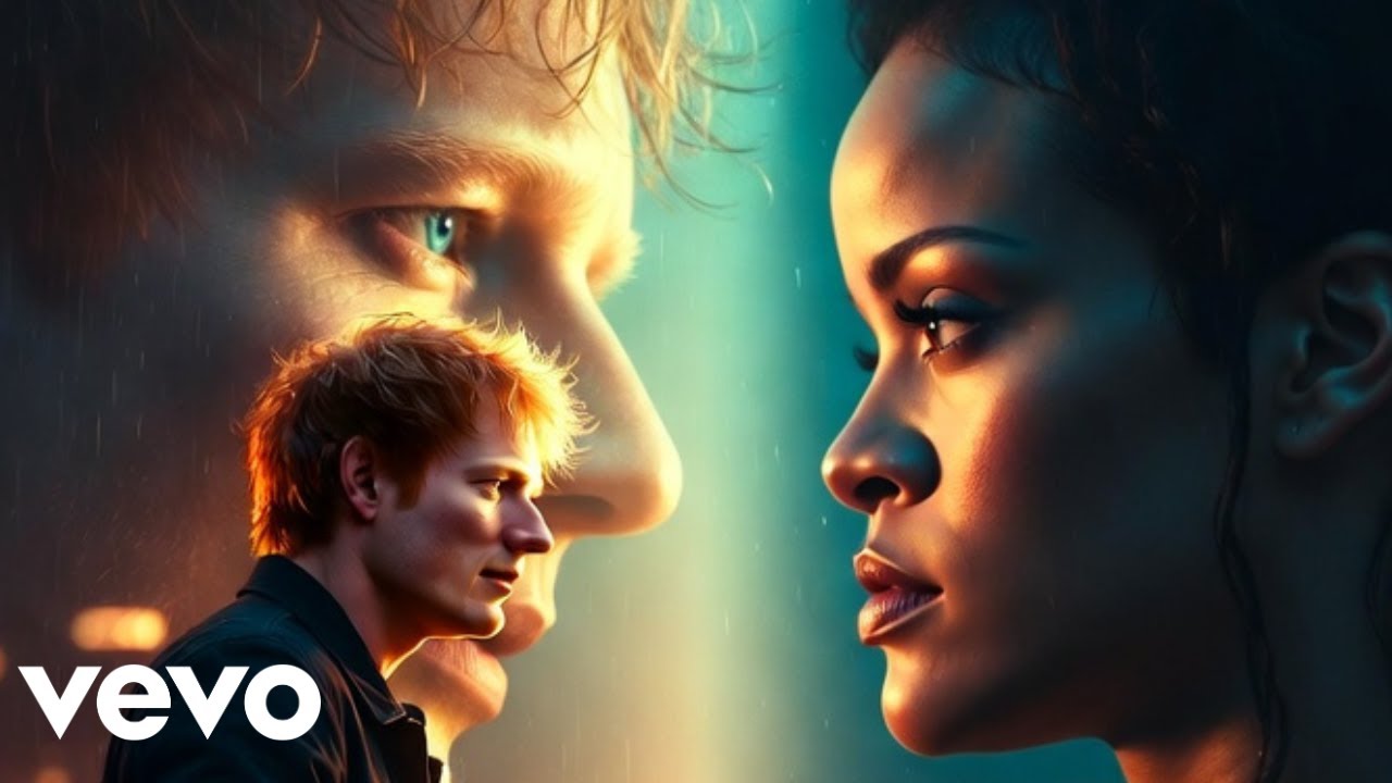 Ed Sheeran ft Rihanna – When Two Hearts Stay (Lyric Music Video 2025) | Love Song 2025