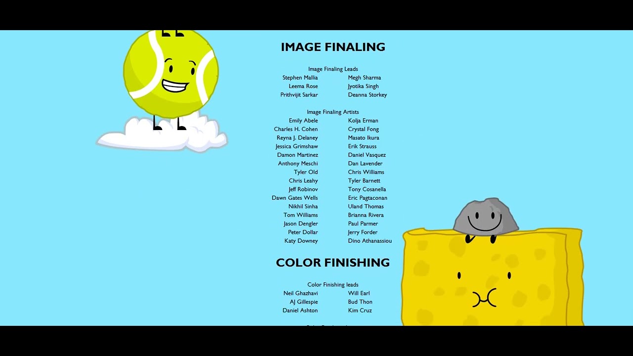 DreamWorks & Object Animation The BFDI Movie 2 End Credits 2022